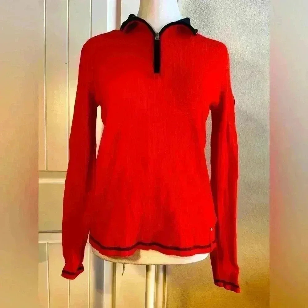 Lauren Ralph Lauren youth orange thermal top unisex